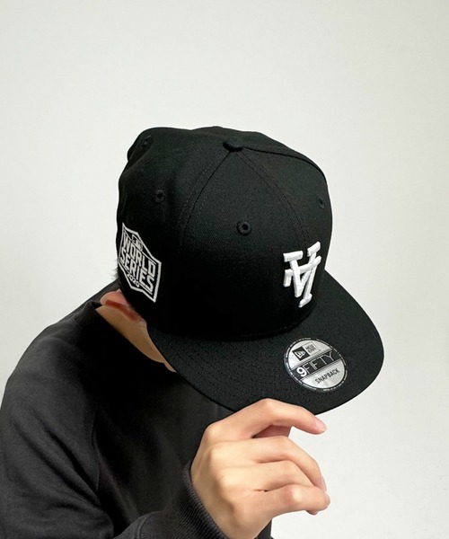 V3様 リピーター割 海外限定 ドジャース 9FIFTY ツートン サイドロゴ NEW ERA キャップ 帽子 「NEW ERA/ニューエラ」別注海外限定