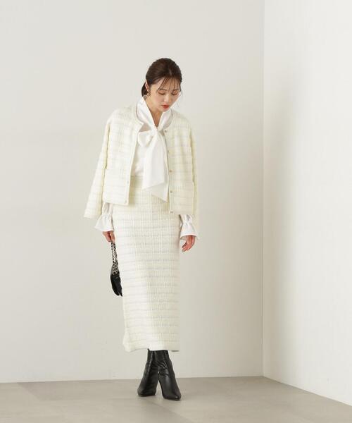 proportion body dressing ラメツイードジレ Amazon | [プロポーションボディドレッシング] ラメツイードジレ