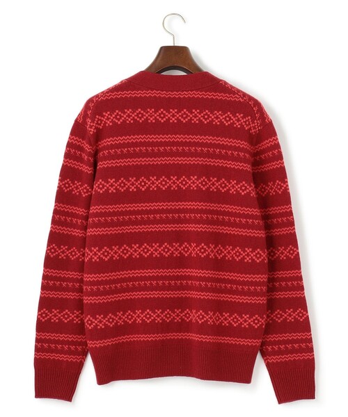 J.PRESS（J.プレス） カーディガン 「Cash Lamb's Wool」フェアアイル