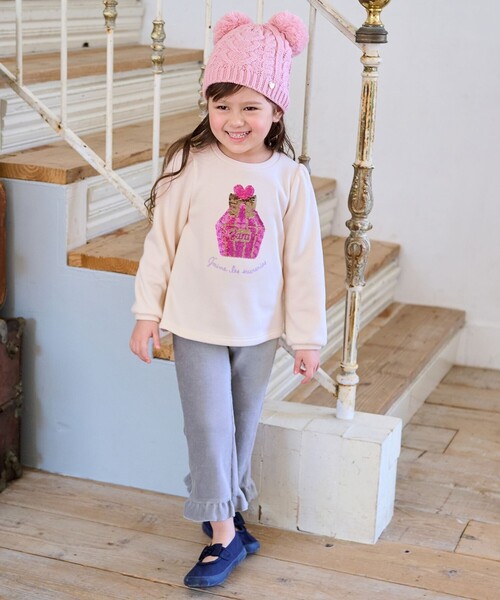 ANY（エニィ） トレーナー 裏シャギーミラクルスパンコールトレーナー