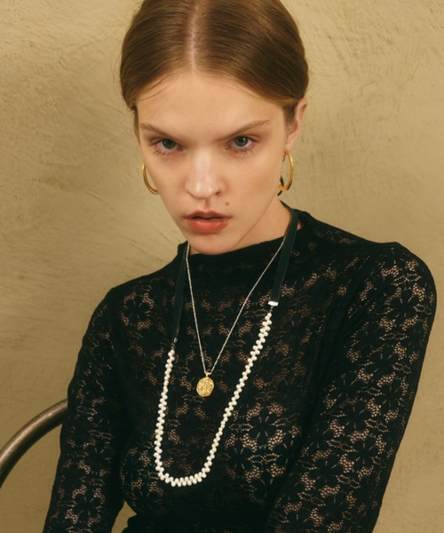 ネックレス 「IRIS 47」heather tie necklace/ヘザー タイ ネックレス レディース