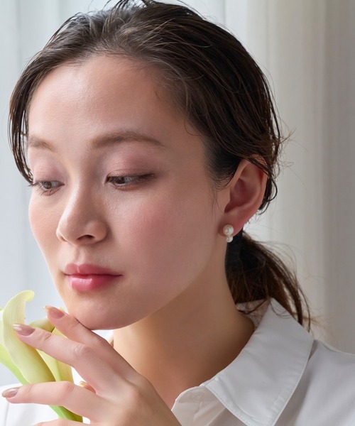 Phoebe（フィービー） ピアス 「金属アレルギー対応」ツインパール