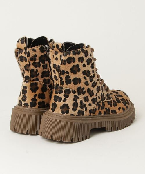 KOM（ドットコム） ブーツ 「.KOM/ドットケーオーエム」レオパード