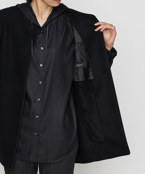 Gabardine K.T ベスト ジレ やわらかメルトン ノーカラージレ