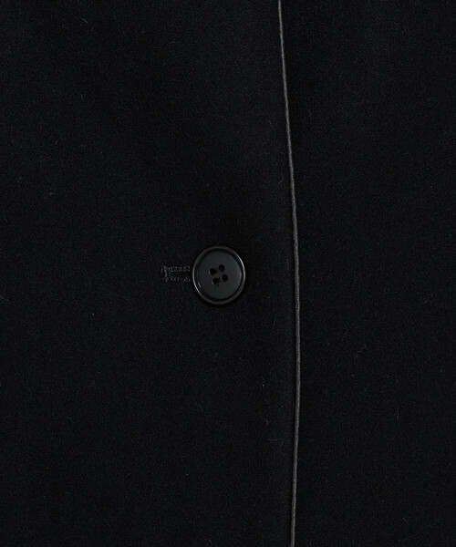 Gabardine K.T ベスト ジレ やわらかメルトン ノーカラージレ