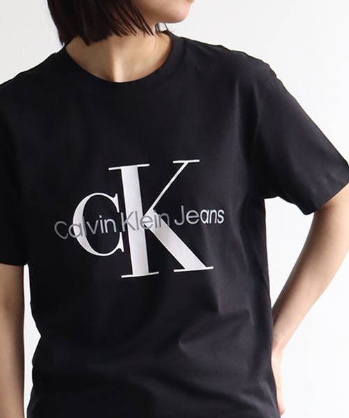 ★  JEANS★カルバンクライン ジーンズ ロゴ Tシャツ Calvin Klein Jeans（カルバンクラインジーンズ）モノグラムロゴ