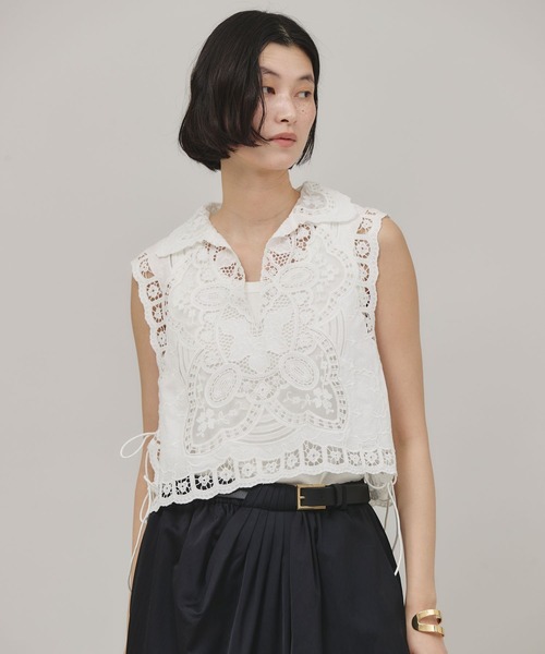 Curensology（カレンソロジー） ブラウス シャツ /エンブロイダリー