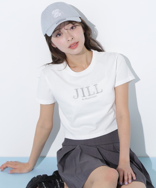 tシャツ ショート丈刺繍ロゴＴシャツオーガニックコットン レディース
