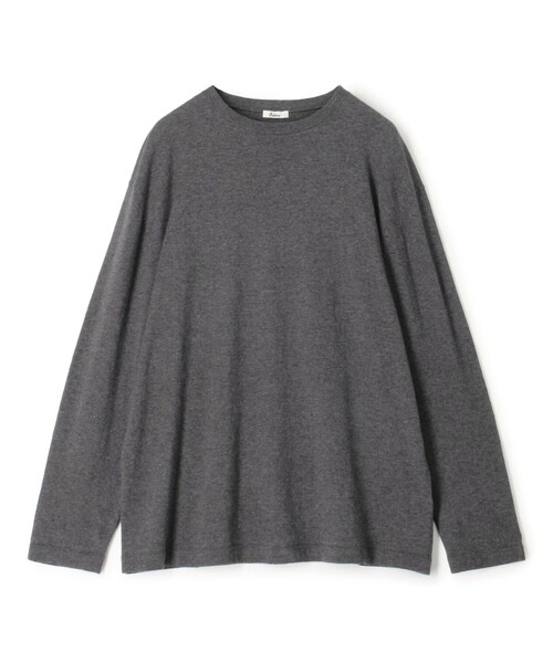 Edition（エディション） tシャツ コットンカシミヤ ロングスリーブ