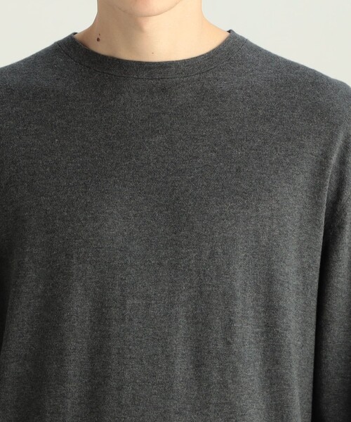 Edition（エディション） tシャツ コットンカシミヤ ロングスリーブ