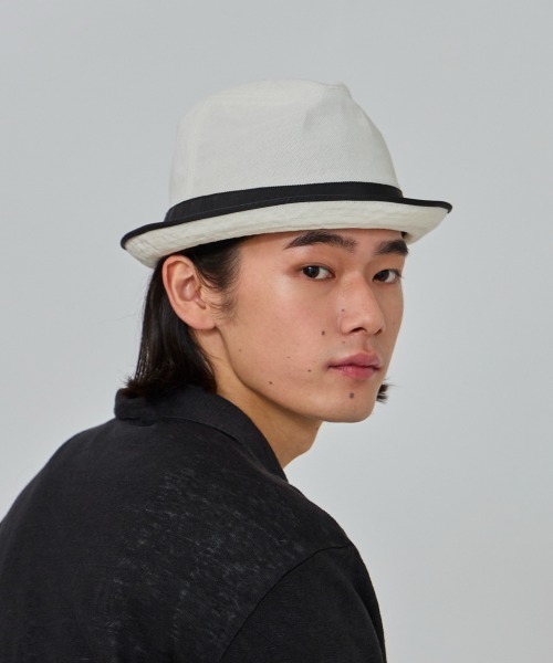 override（オーバーライド） uvカット 帽子 ハット PAPER CLOTH FEDORA