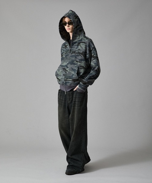 SOPH. F.C.R.B. カモフラージュパーカー 17ss ダブルジップ SOPH. | CAMOUFLAGE PRACTICE JACKET(S BLACK):