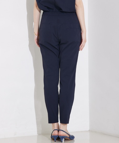 qualite（カリテ） スラックス パンツ 「細見え×ウエストカバー」2WAY