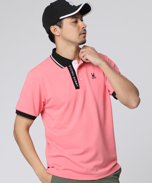 サイコバニー ゴルフ ドライミックス ポロシャツ Psycho Bunny ポロシャツ 「GOLF」ドライミックス メンズ