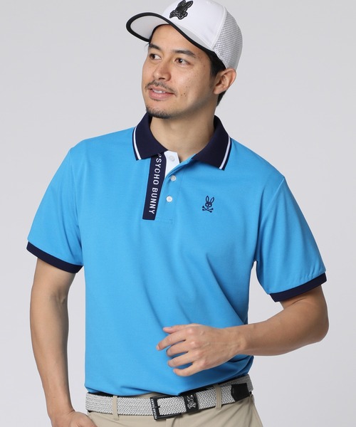 サイコバニー ゴルフ ドライミックス ポロシャツ Psycho Bunny ポロシャツ 「GOLF」ドライミックス メンズ