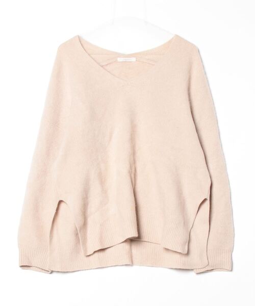 PLAGE ベージュ Vネック セーター 長袖 plage（プラージュ） Vネックニット - ベージュ レディース : ZOZOTOWN