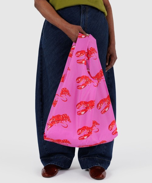 BAGGU シンプソンズ　ドーナツ　ピンクロブスター　エコバッグ　セット BAGGU シンプソンズ ドーナツ ピンクロブスター エコバッグ