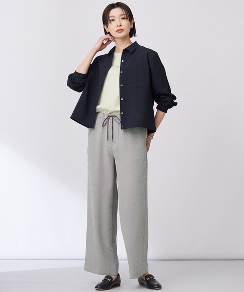J.PRESS（J.プレス） ワイドパンツ パンツ 「洗える」エアロツイル