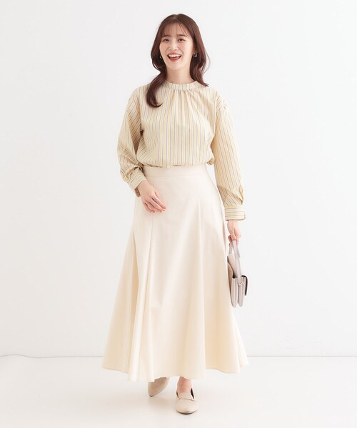 川に落としても使える代物です DRESKIP ブラウス シャツ 「洗える」洗濯後しわになにりくい お袖