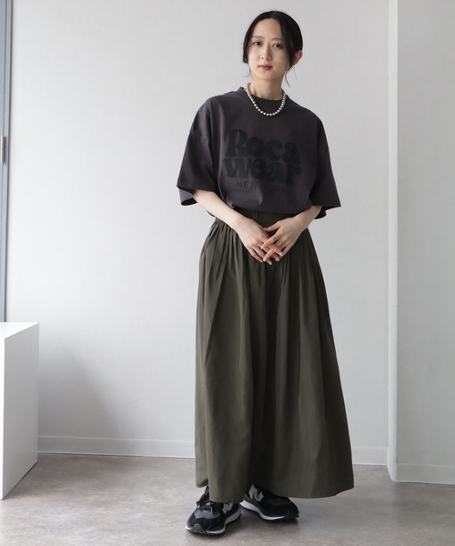 【Rocawear】Tシャツ 半袖 男女兼用 ストリート logo チェーン付 ROCAWEAR tシャツ 「ROCAWEAR/ロカウェア」ロゴプリント 半袖T