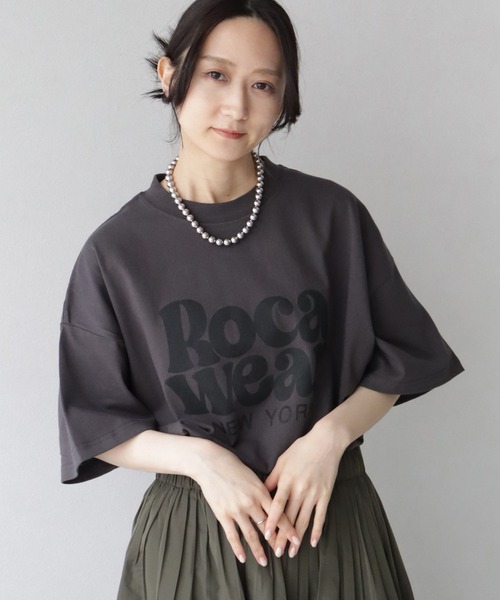 ROCAWEAR tシャツ 「ROCAWEAR/ロカウェア」ロゴプリント 半袖T