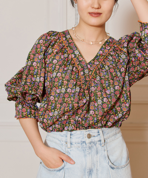 IENA ◆LIBERTYブラウス IENA LA BOUCLE ブラウス シャツ LIBERTY プリントブラウス
