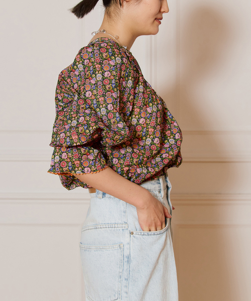 IENA ◆LIBERTYブラウス IENA LA BOUCLE ブラウス シャツ LIBERTY プリントブラウス