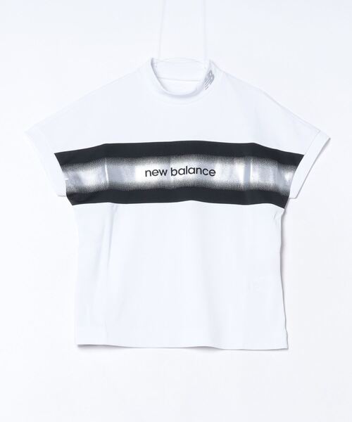 ブラウス シャツ ニューバランス New Balance FRENCH SLEEVE MOCK NECK PO レディース