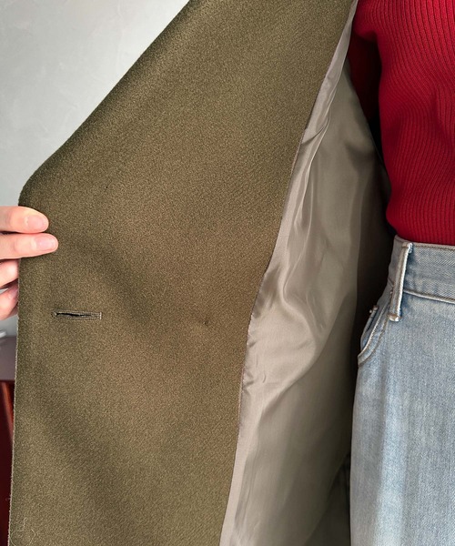 「classicalelf」 チェスターコート MEDIUM モカ レディース_画像2