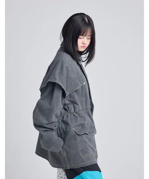 スタジャン ジャケット ビッグシルエット Little sunny bite