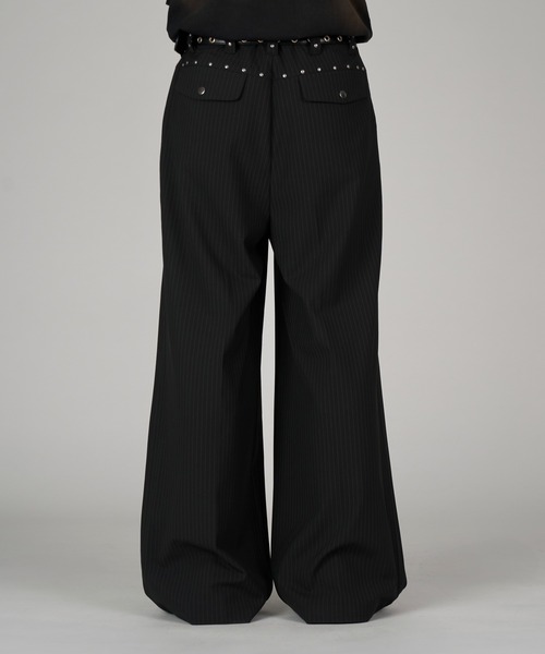 スタッズデザインバギースラックス【ANDER HUNK/アンダーハンク】 ANDER HUNK スラックス 「新色追加」Studs Design Baggy Slacks