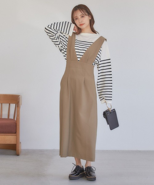 「mysty woman」 長袖ニット FREE イエロー レディース_画像2