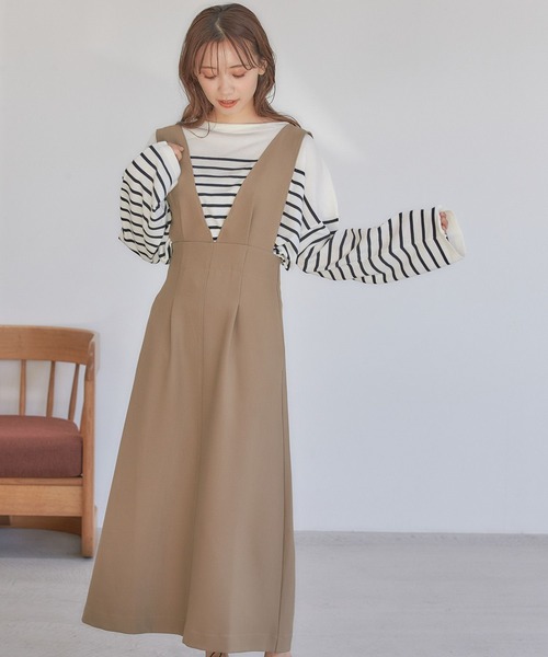 「mysty woman」 長袖ニット FREE イエロー レディース_画像3