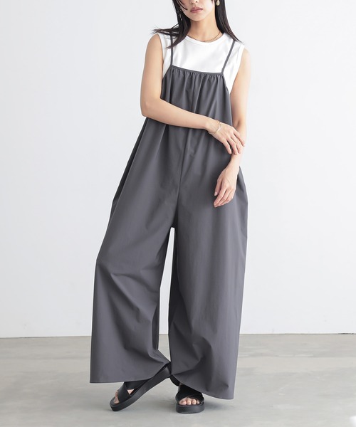 美品　for/c フォーシー　キャミオールインワン　サロペット　M KOBE LETTUCE サロペット 40代 低身長 レディース キャミ