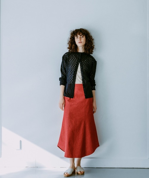 tシャツ MEYAME/メヤメ　フロント＆バック レースプルオーバー　FRONT＆BACK LACE PULLOVER レディース