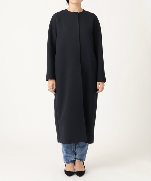 「VERMEIL par iena」 ノーカラーコート 36 ベージュ レディース