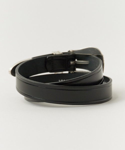 TORY LEATHER ベルト LEATHER/トリーレザー 3-PIECE SILVER