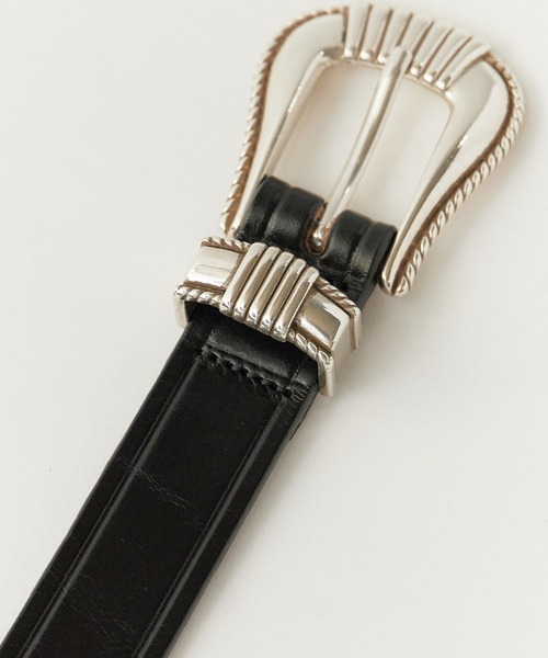 TORY LEATHER（トリーレザー） ベルト 3-PIECE SILVER BUCKLE BELTS