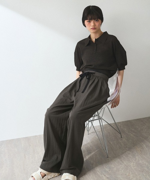 アダムエロペ　パンツ NIKKE】ストレート デニム スラックス / ADAM ET ROPE' JEANS