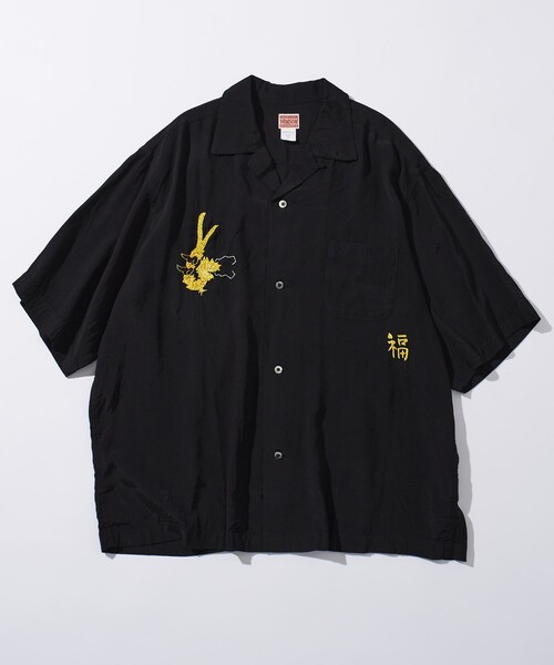 HINSON シャツ HINSON/ヒンソン レーヨン スーベニアシャツ