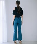 タンクトップ ノースリーブ ショルダーオープン...の詳細画像4