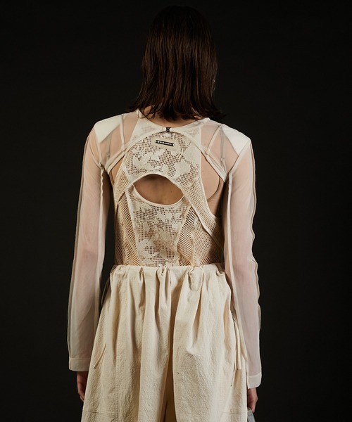 トップス Sheer Short Bolero PRANK PROJECT Sheer Short Bolero