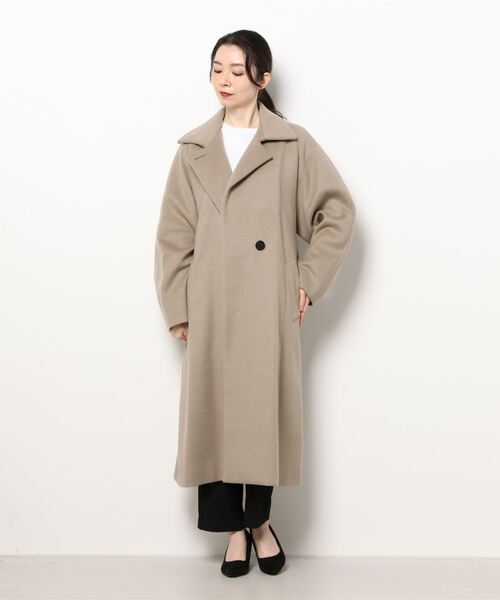 ★IENA／イエナ／ウールコート／Pコート／アイボリー／size38★ IENA（イエナ） コート 38 ベージュ レディース : ZOZOTOWN Yahoo!店