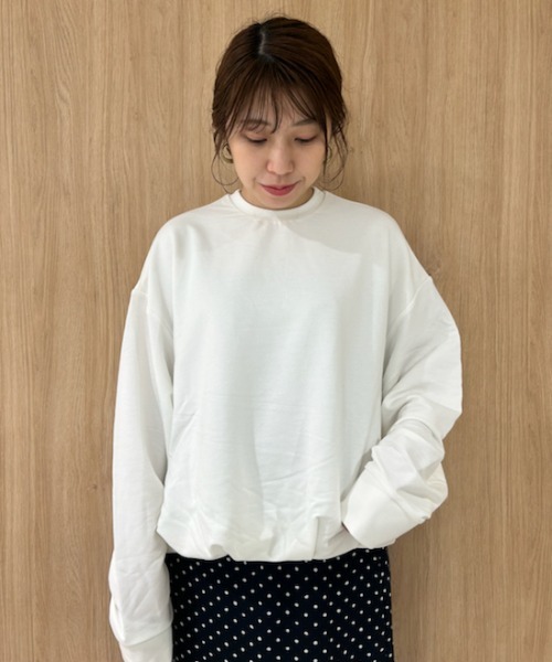 ミラオーウェン カットソー シャツ トップス 長袖 プルオーバー レディース 1サイズ ベージュ Mila Owen カットソー｜Mila Owen（ミラオーウェン）の通販サイト【公式】