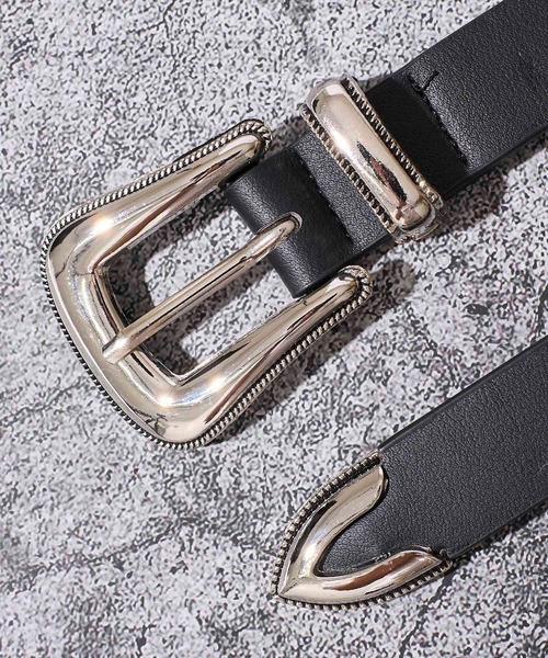TETE HOMME（テット オム） ベルト ウェスタン / ソリッドバックル