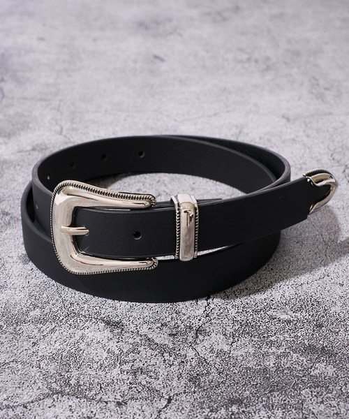 TETE HOMME（テット オム） ベルト ウェスタン / ソリッドバックル