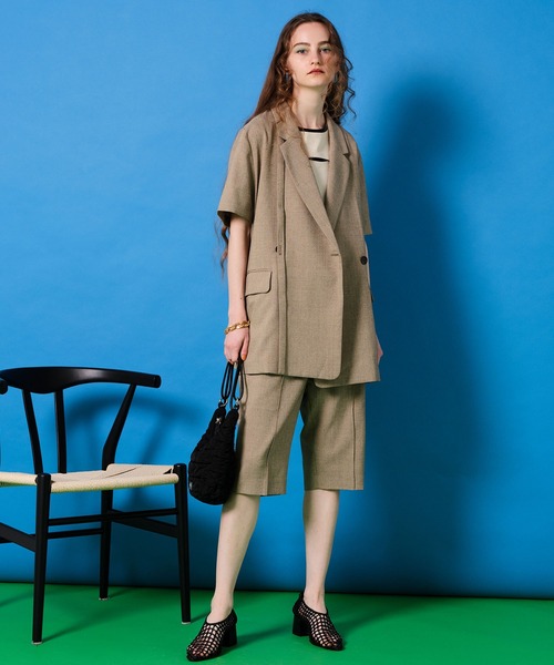 MAISON SPECIAL 「MAISON SPECIAL」 ハーフパンツ 38 イエロー