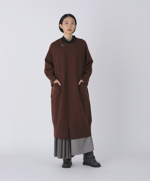 refomed ウールニッカポッカ　ブラウン ZUCCa（ズッカ） ニットコート M size ブラウン レディース : ZOZOTOWN