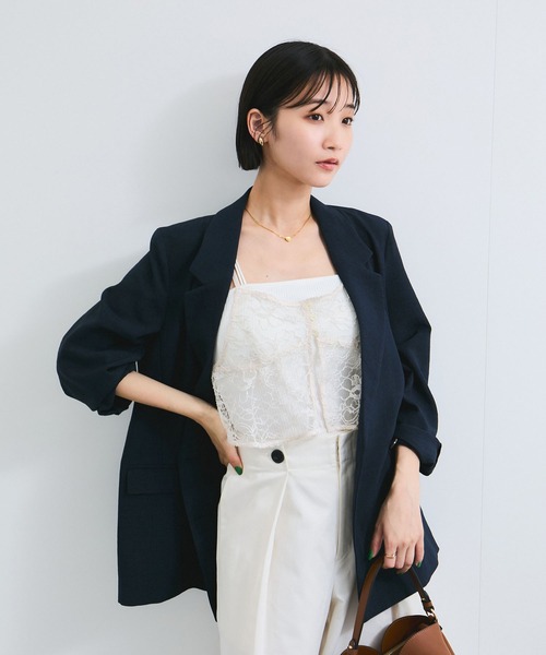 VIS（ビス） キャミソール コードレース柄アソートビスチェ : ZOZOTOWN