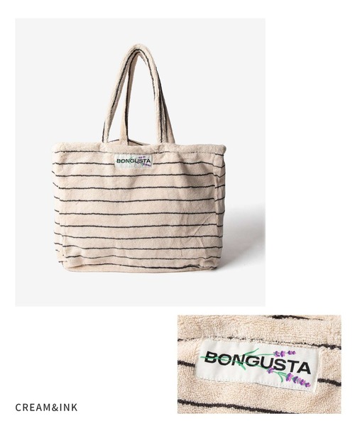 BONGUSTA トートバッグ NARAM WEEKEND BAG ボングスタ パイル地